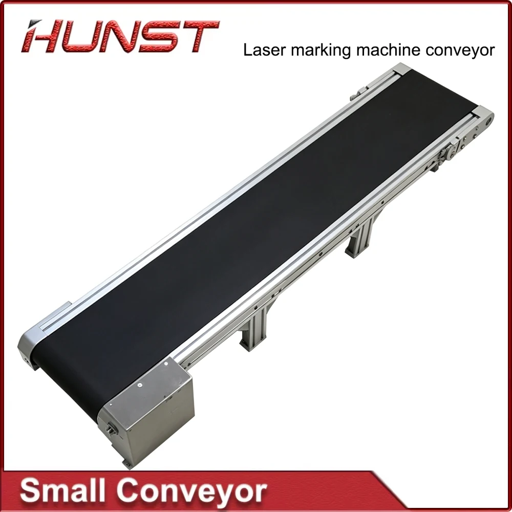 Hunst Marking Machine Transfer Table with Stepper Motor Auto Feeder and Conveyor Belt for Fiber Optic CO2 UV Marking Machine
