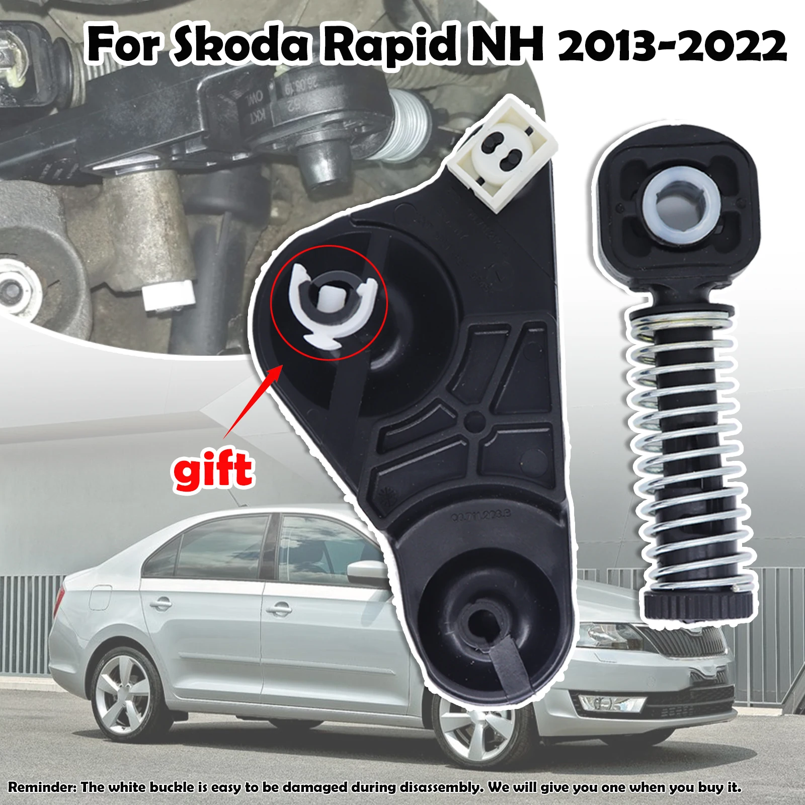 

Relay Lever Bowden Cable Catch For Skoda Rapid NH Gearstick Shift Linkage End Repair Kit MT Selector Shifting Issue Fix 13-2022