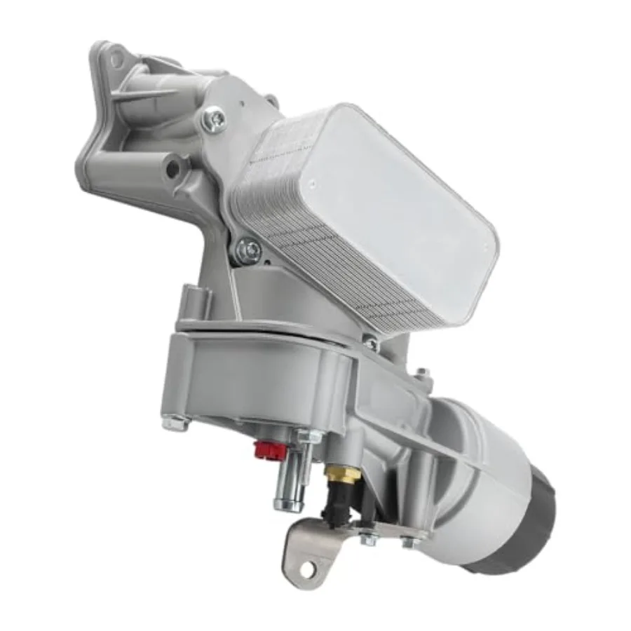 مبيت فلتر مبرد الزيت من الألومنيوم متوافق مع محرك Jeep Grand Cherokee 20142019 3.0L V6 لتعزيز المتانة وEffi