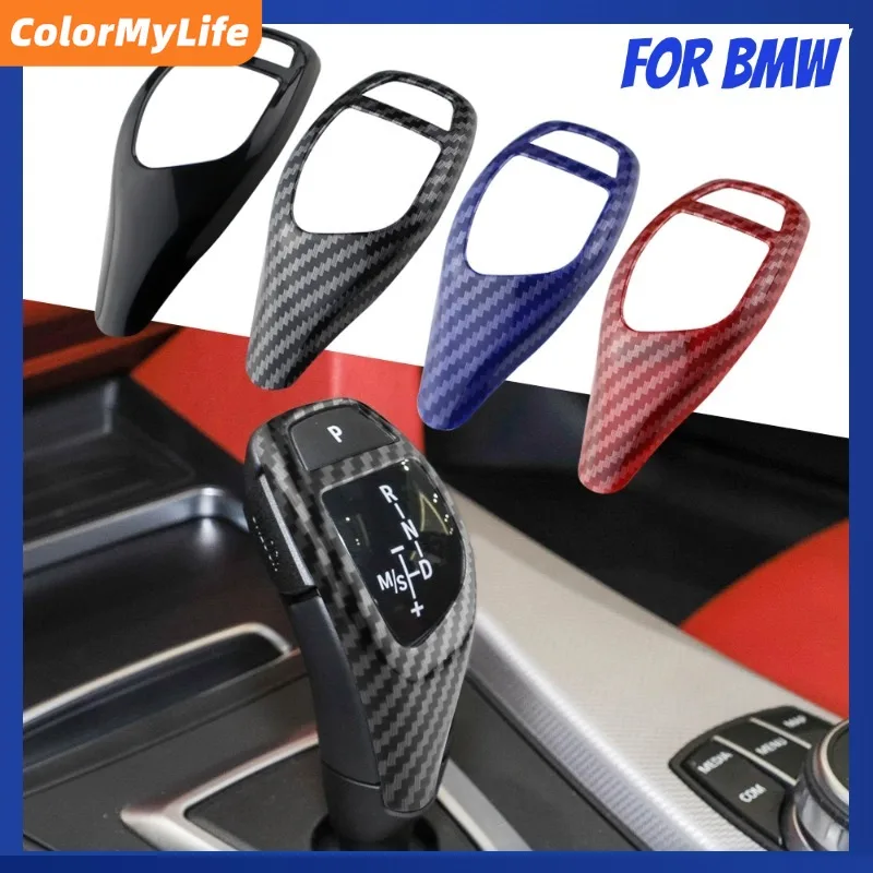 Car Gear Shift Knob Cover Trim Sticker for BMW 1 2 3 4 5 7 Series X3 X4 X5 X6 F20 F21 F30 F32 F10 F07 F15 F16 F25 F26 F01 F02