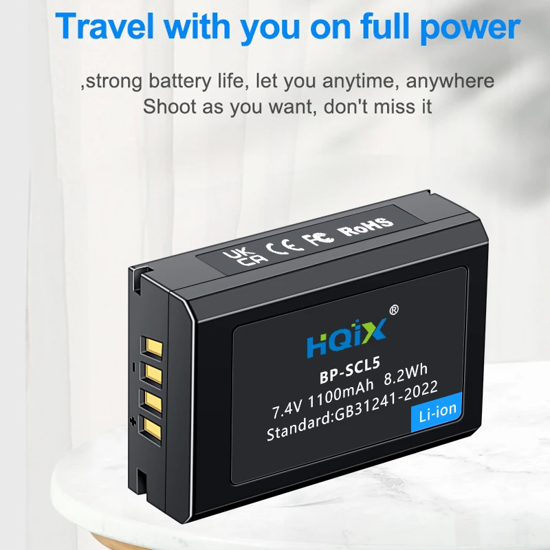 HQIX for Leica M10 M10-R  M10-P Camera BP-SCL5 Battery Dual Charger