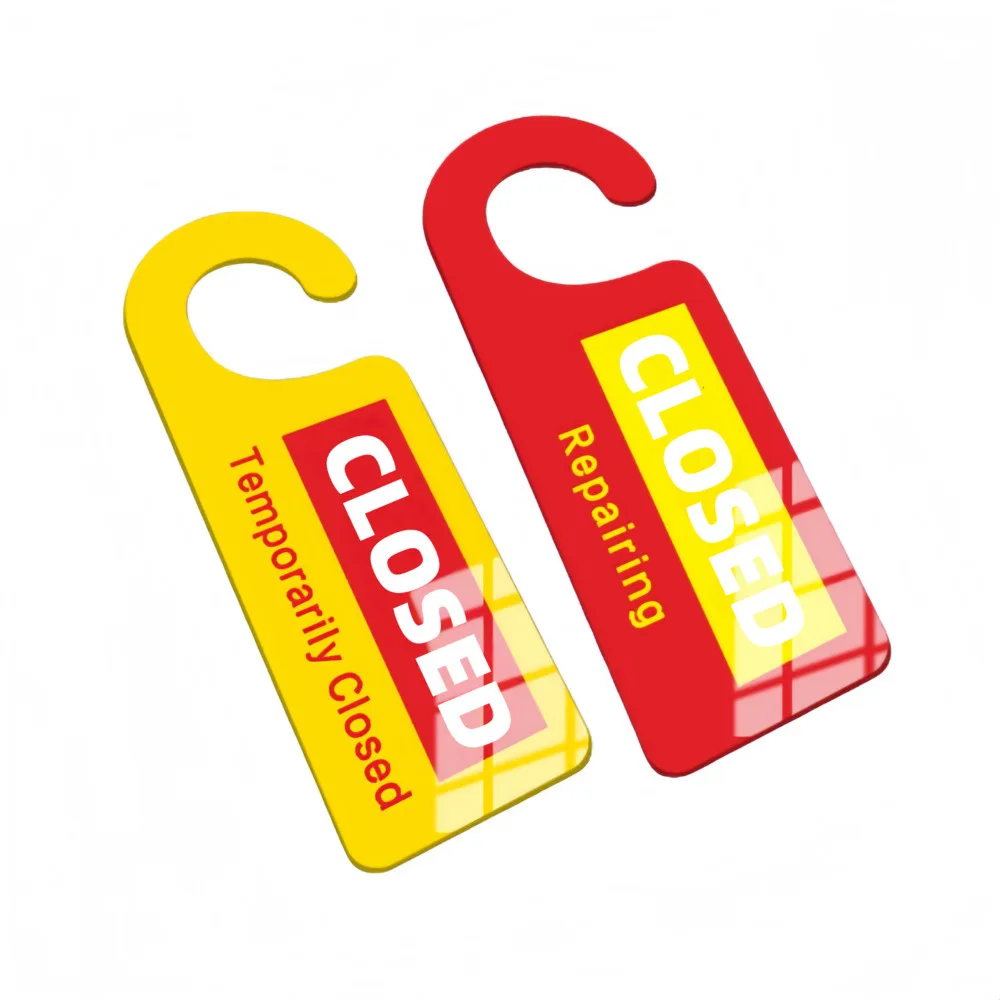 ที่แขวนป้าย "ห้ามรบกวน" ประตูโรงแรม ทำจากวัสดุ PVC ทนทานและหนา ขนาด 8x24 ซม. เหมาะสำหรับโรงแรม