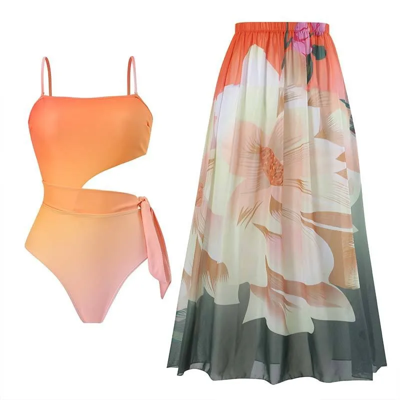 2023 New Fashion Women Bikini And Beach Dress Suits Two-Piece Combination Strap Hot Spring Swimwear