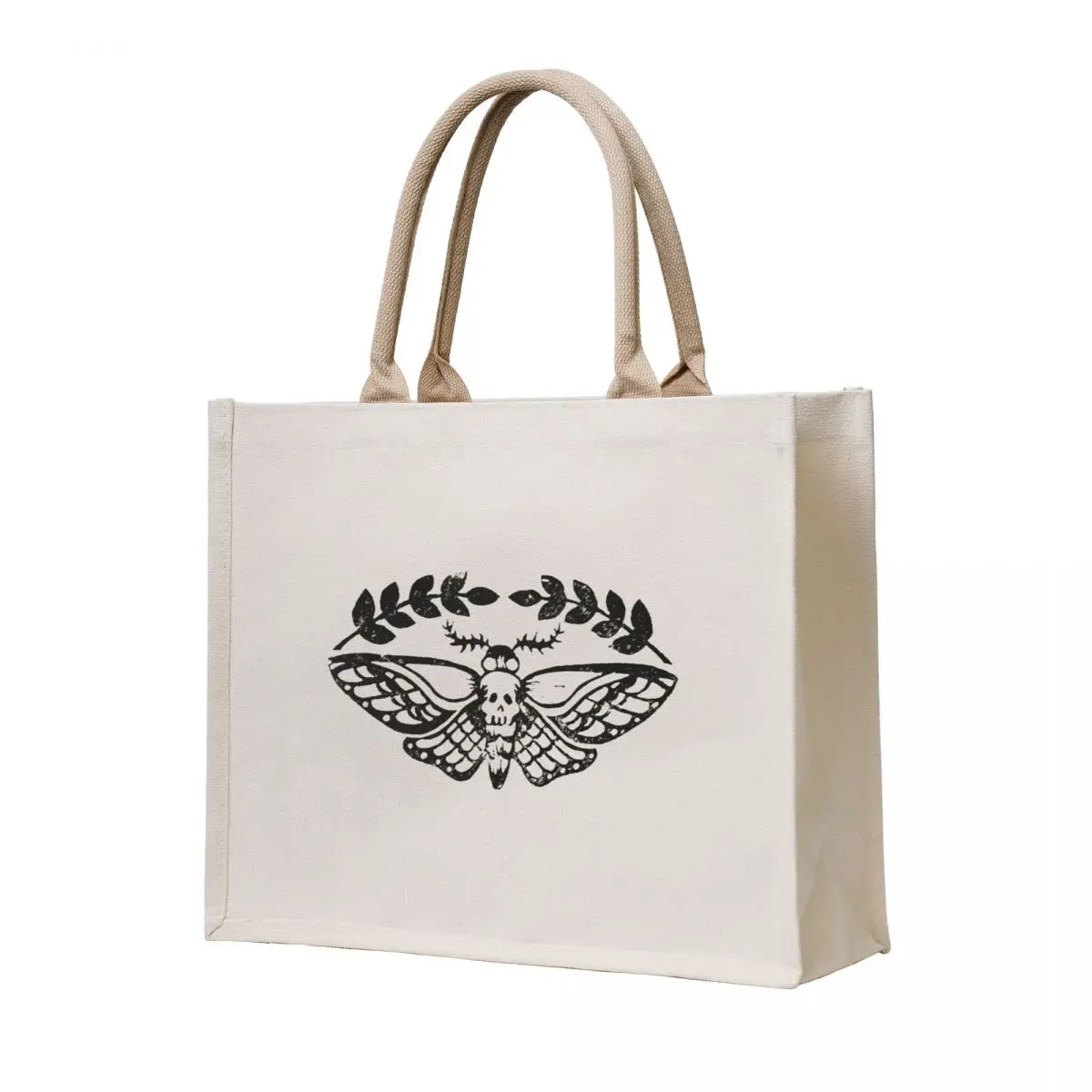 

Deathshead Moth Tote Bag shopper bag women canvas bags woman 2025 Women's bags