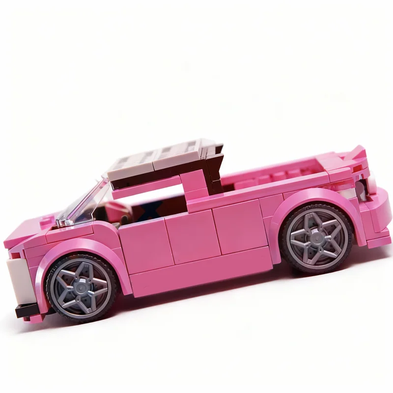 

242PCS MOC City Champions Super Car Night Street Pickup Model Technology DIY Assembly Building Blocks Display Birthday Gift Home