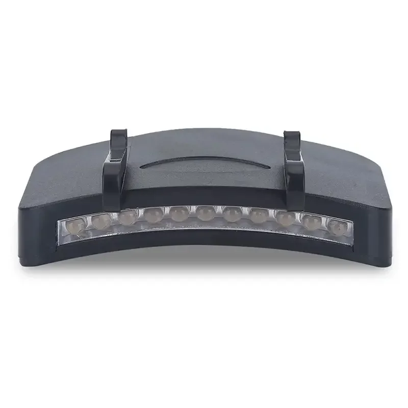 Battery-powered 11 LED Clip-on Cap Light Night Fishing Headlamp Fishing Gear Outdoor Walking Convenient and Practical