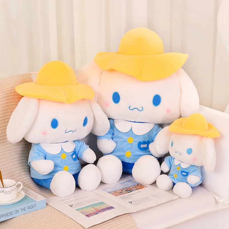 Cinnamoroll Plush Doll Kawaii Plush Toys Cinnamoroll With A Yellow Hat Sanrio Plush Doll Toys