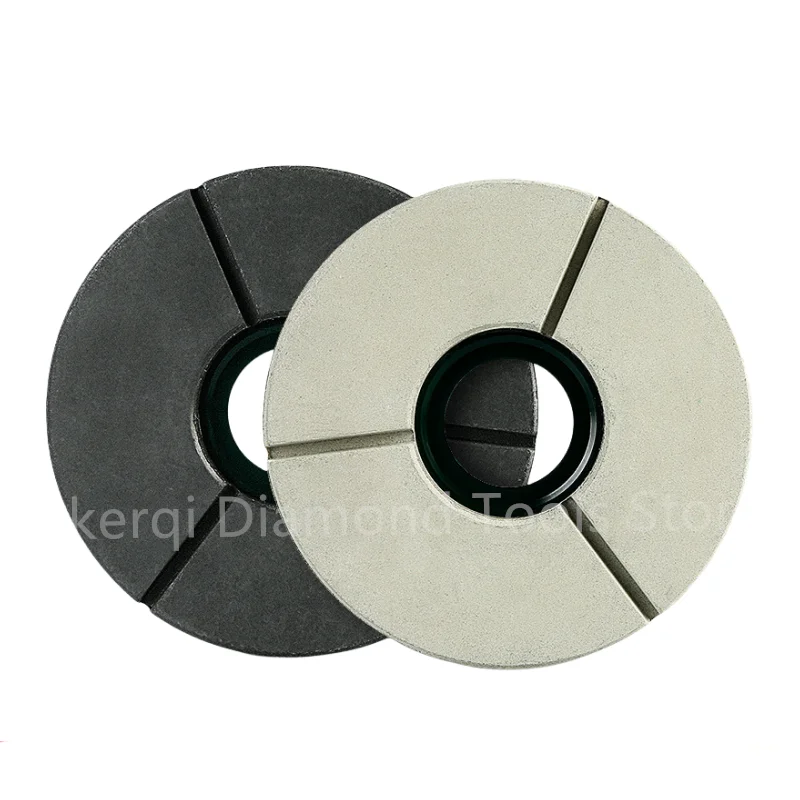 1PC 6Inch 8Inch  Diamond Black / White Buff Pad for Granite Stone Polishing Glazing Grinding 150mm 200mm Final Buffing Pads