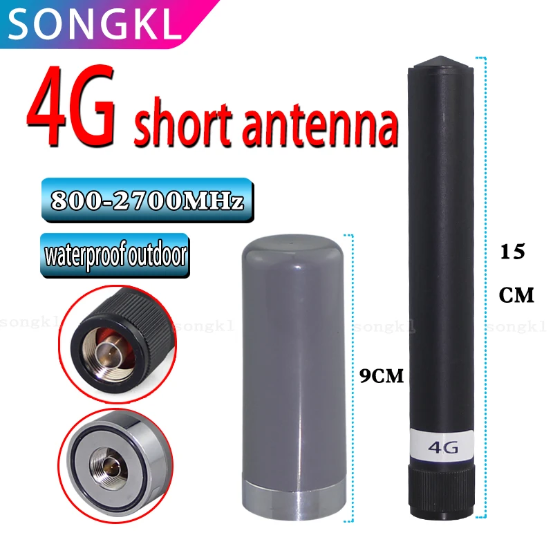 4G LTE Antenna Omnidirectional High-Gain 2G 3G 2.4G Router External Antenna Outdoor F Waterproof N-Male AP Bridge 800-2700M GMS