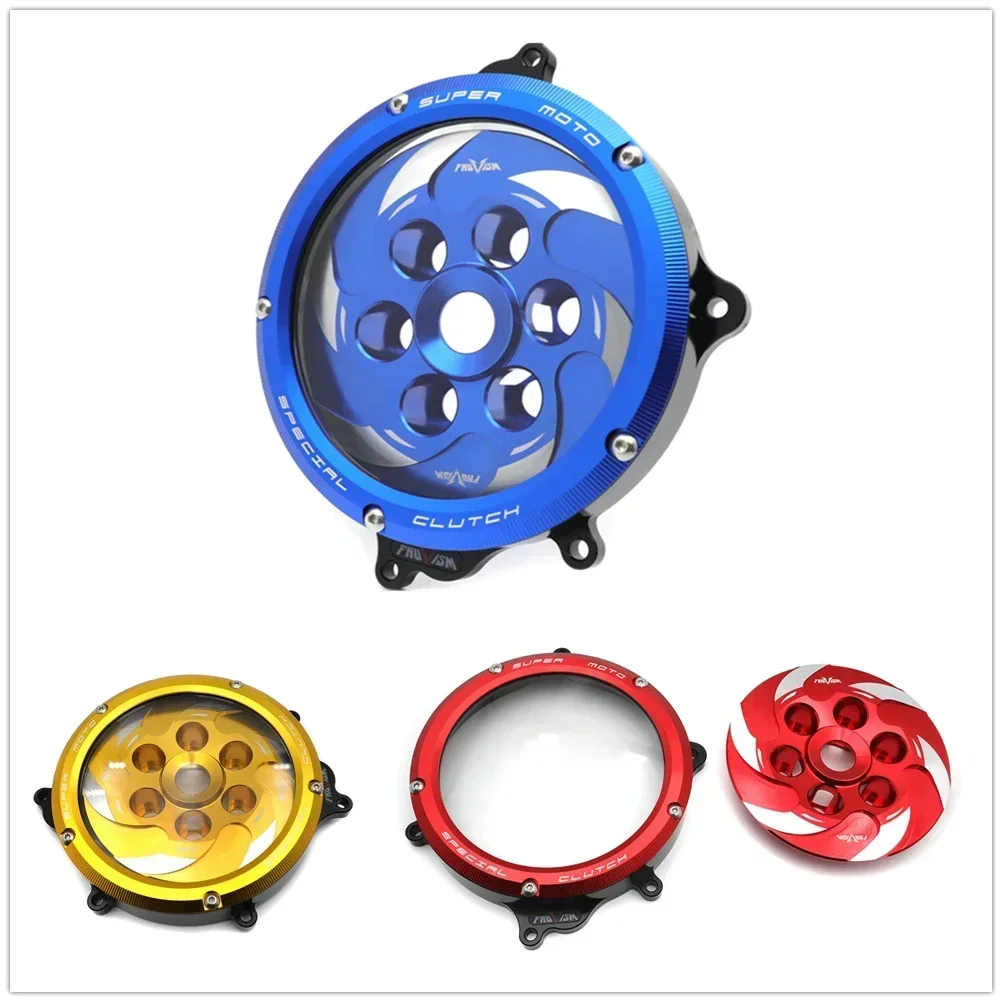 

Blue Engine Clear Clutch Cover For Suzuki DRZ400S 2000-2021 Motorcycle Parts