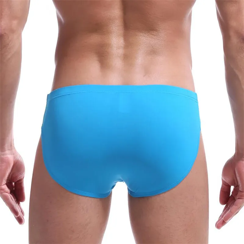 Men Underwear Brief 10 Colors Ice Silk Briefs Sexy Fashion Elastic Mens Panties Silky Solid Color Quick-Drying Underpants Cuecas