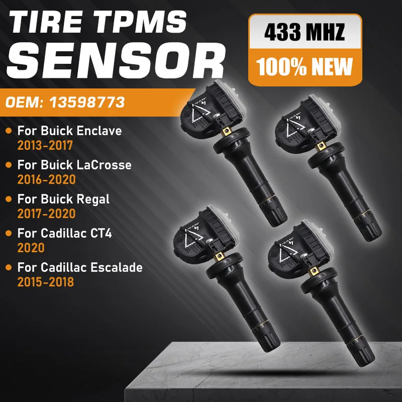 

Tire Pressure Sensor For Buick LaCrosse Regal 2016-2020 Buick Enclave 2013-2017 Cadillac CT4 2020 Cadillac Escalade 2015-2018