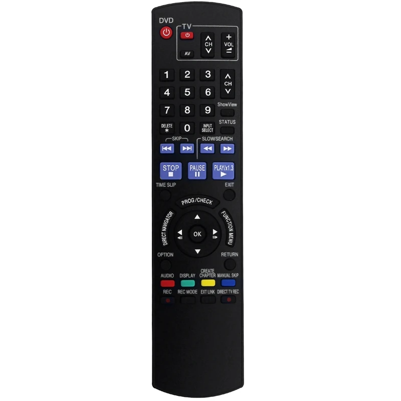 Replace N2QAYB000236 Remote Control For Panasonic DVD Recorder Showview DMR-EX85 / DMR-EX87 / DMR-EX8