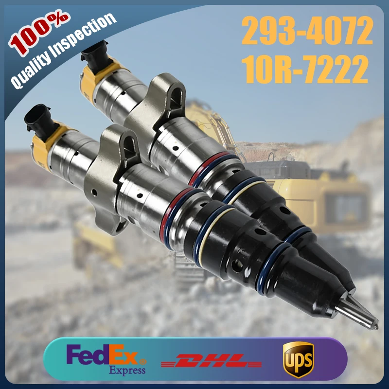 

293-4072 High Quality Common Rail Diesel Injector For Construction Machinery 2934072 10R-7222 For Cat Caterpillar C9