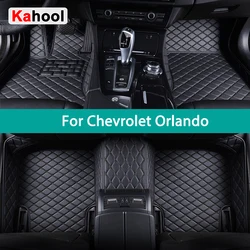KAHOOL Custom Car Floor Mats For Chevrolet Orlando Auto Carpets Foot Coche Accessorie
