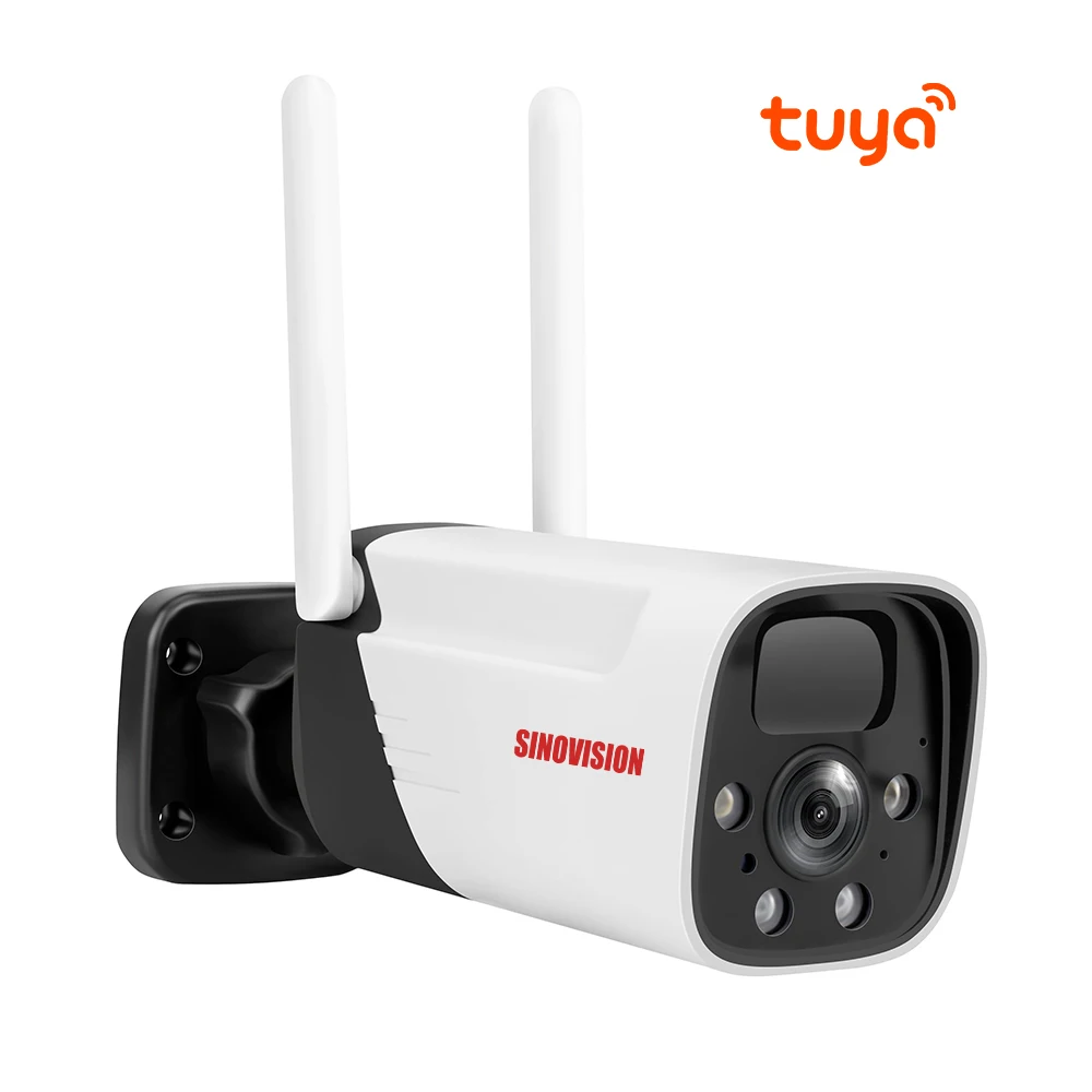 Tuya-Monitor inteligente inalámbrico para mascotas, dispositivo de vigilancia para bebés, impermeable, para jardín al aire libre, HD, 1080P, cámara de seguridad IP con batería