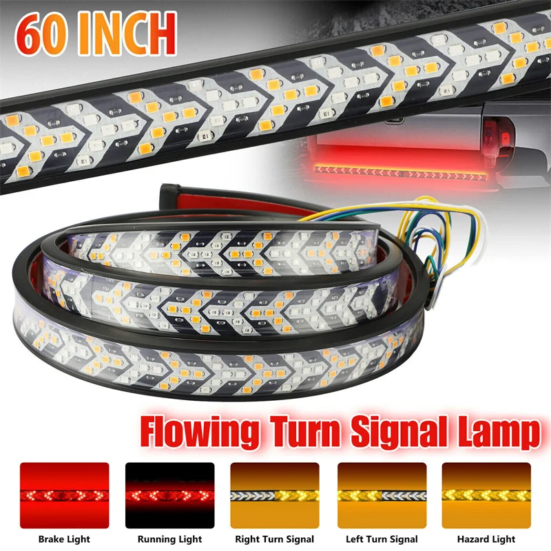 

Universal Car Tail Light Strip Drving Turning Brake Lamp Trailer Lights 12V Backlight Stop Signal 24V Truck Tailgate Light Bar