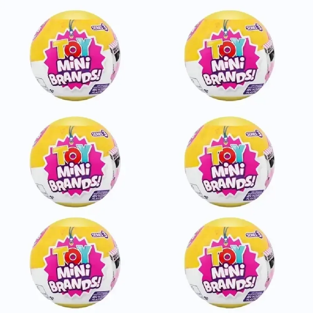 Zuru الماركات الصغيرة اللعب سلسلة 5 مفاجأة الماركات لعبة لطيف الأطفال اليدوية DIY بها بنفسك تخمين كرات الاطفال الهدايا الأصلي صندوق أعمى غامض #5