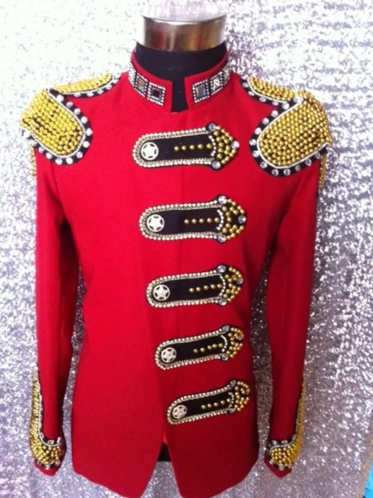 Streetwear New 2026 Men's Individuality Clothing Dj Rivet Jackets Coats Punk The Host Stage Plus Size Male Singer Costumes