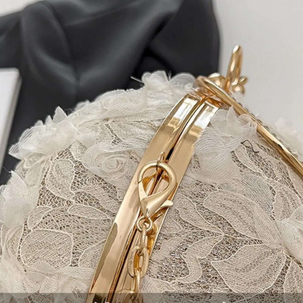 عادية التطريز مساء مأدبة حقيبة سعة كبيرة الدانتيل الكرة حقيبة يد حقيبة كروسبودي حقيبة كتف مخلب محفظة المرأة