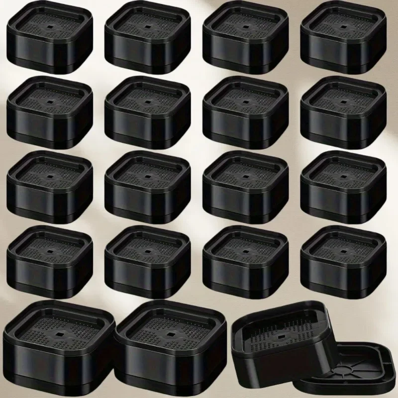 30pcs Heavy-Duty Adjustable Furniture Lifter Stackable Bed and Table Leg Lifter Non Slip Grip Easy Assemble Mattress Chair Sofa