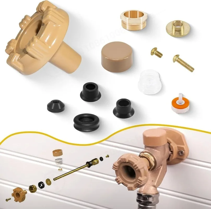 RK-17MH Repair Kit Replacement Parts for Outdoor Wall Faucet Outdoor Courtyard BBQ Camping Barbecue Spare Parts