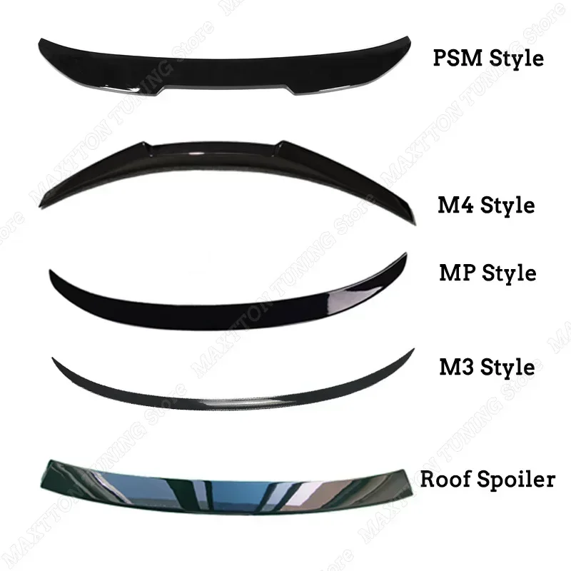 For BMW 3 Series E90 318d 325i 330xi 2005-2012 Rear Roof Spoiler Trunk Wing Tuning PSM MP M4 M3 Style For Car Tuning Accessories