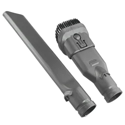 2 In 1 Wide Brush Crevice Tools For Dyson DC58 DC59 V6 DC30 DC34 Vacuum Cleaner Cleaning Brushes Sweeper Cleaning Parts