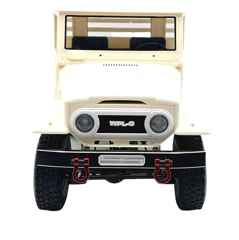 Front Bumper, Front Bumper for WPL 1/16 C44 C34 FJ45 RC Car Metal Upgrade OP Accessories Parts