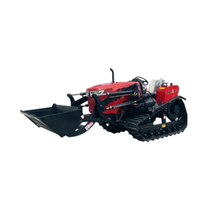 Mini Tractor 35HP New Designed Compact Crawler  with Rotary Tiller