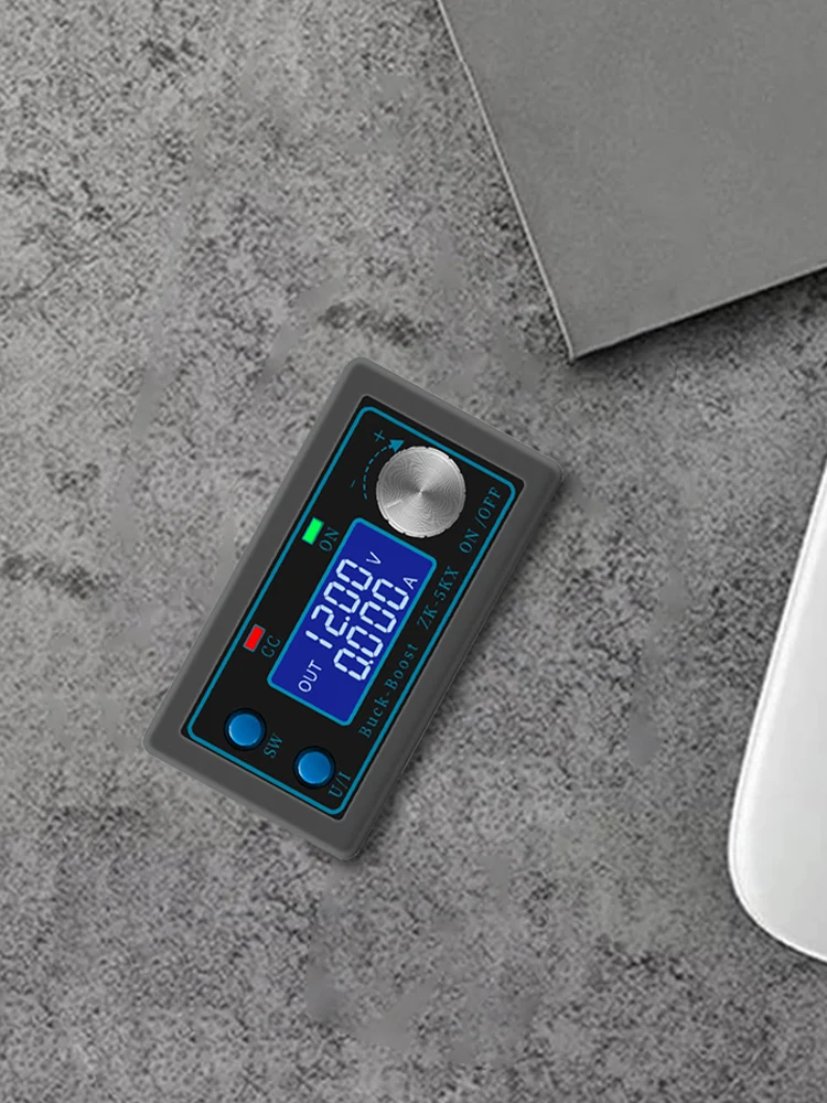 ZK-5KX Adjustable Regulated Laboratory Power Supply 5A Max DC‑DC Buck Boost Regulator 80W LCD Display for Electronic Equipment