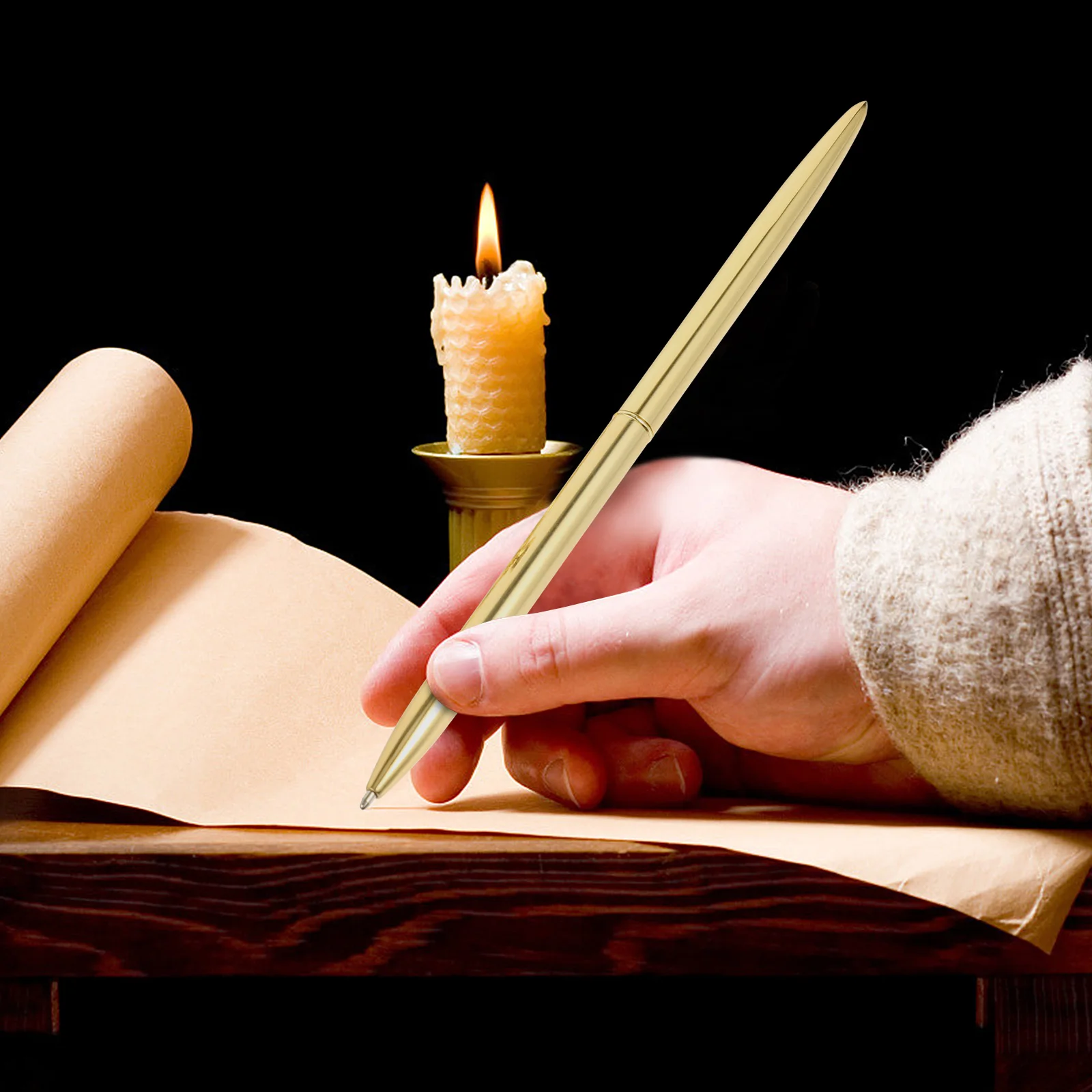 

2pcs Desktop Ballpoint Pens Smooth Writing Sign Pen Comfortable Grip Vertical Stand For Office Bank Use