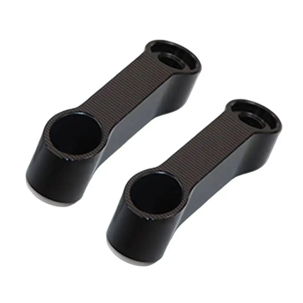 Motorcycle Rearview Mirror Extension Riser Adapter Crafted from Aluminum Alloy to Expand Rearview Mirror Range