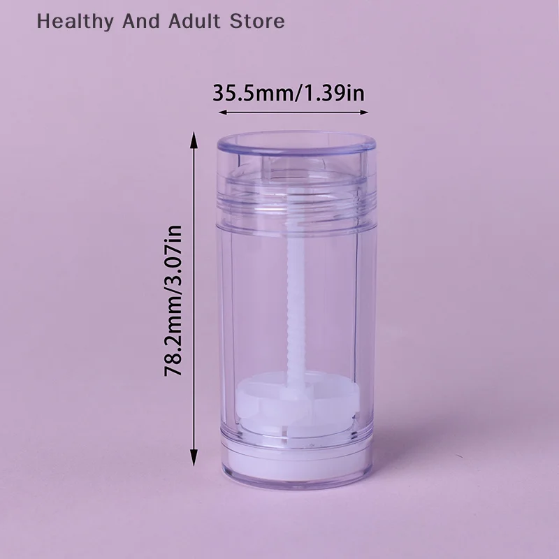 30g 빈 방취제 용기 DIY 천연 크리스탈 방취제 스틱 화장품 튜브에 대한 리필 가능 플라스틱 트위스트 업 병