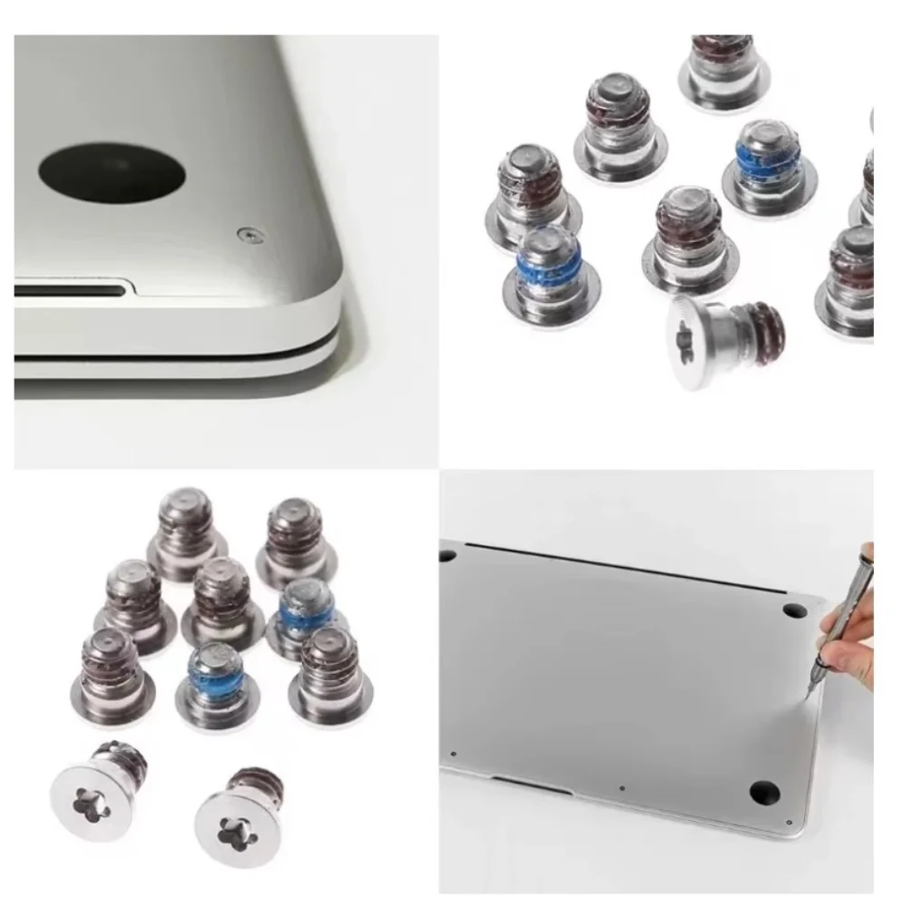 

10 шт. нижние винты корпуса для Macbook Pro Retina A1425 A1502 A1398, набор винтов 2012-2015 лет