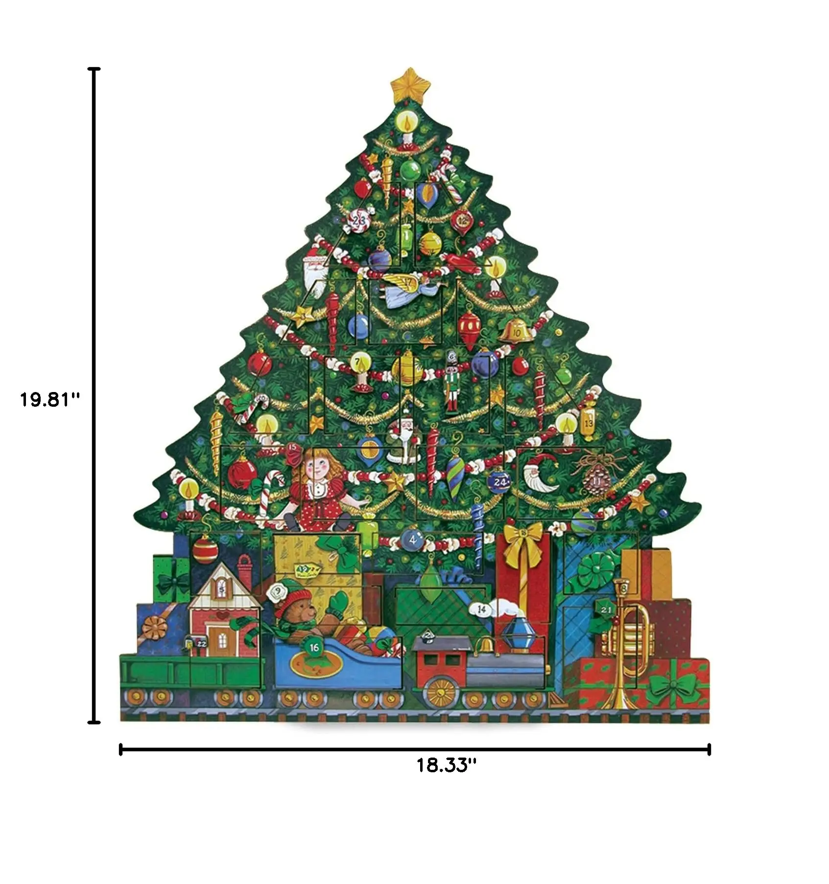 Christmas Tree Advent Calendar #AC02 from The Advent Calendars Collection