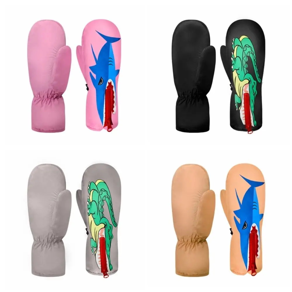 

Рождественский подарок, теплые лыжные перчатки, противоскользящие ветрозащитные детские перчатки, добавляющие хлопковые плюшевые хлопковые перчатки для спорта на открытом воздухе