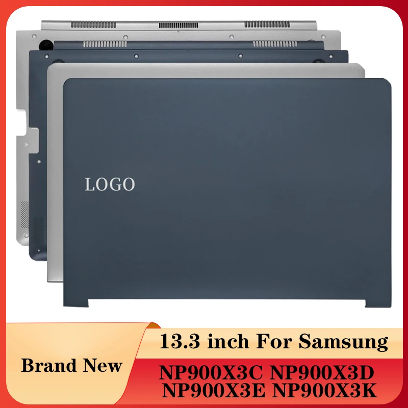 

Новый ноутбук для Samsung NP900X3C, NP900X3D, NP900X3E, NP900X3K, задняя крышка/петли/Нижняя крышка серебристо-синего цвета