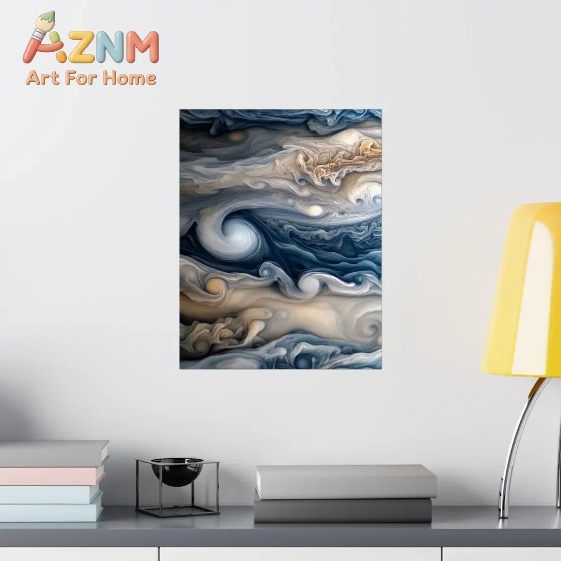 The Closest Photo Ever Taken Of Jupiter  Art Poster Print Space Wall Decor