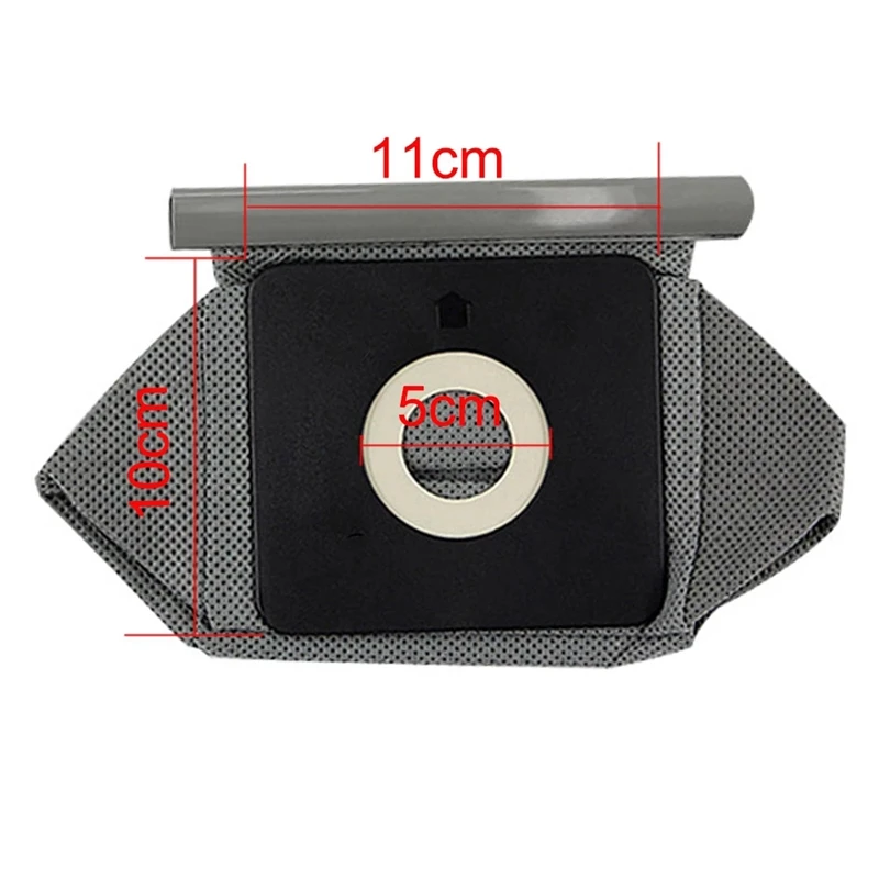 ถุงดูดฝุ่นอเนกประสงค์5ชิ้นใช้ซ้ำได้ทำความสะอาดได้ถุงเก็บฝุ่นสำหรับ Samsung Electrolux LG Haier