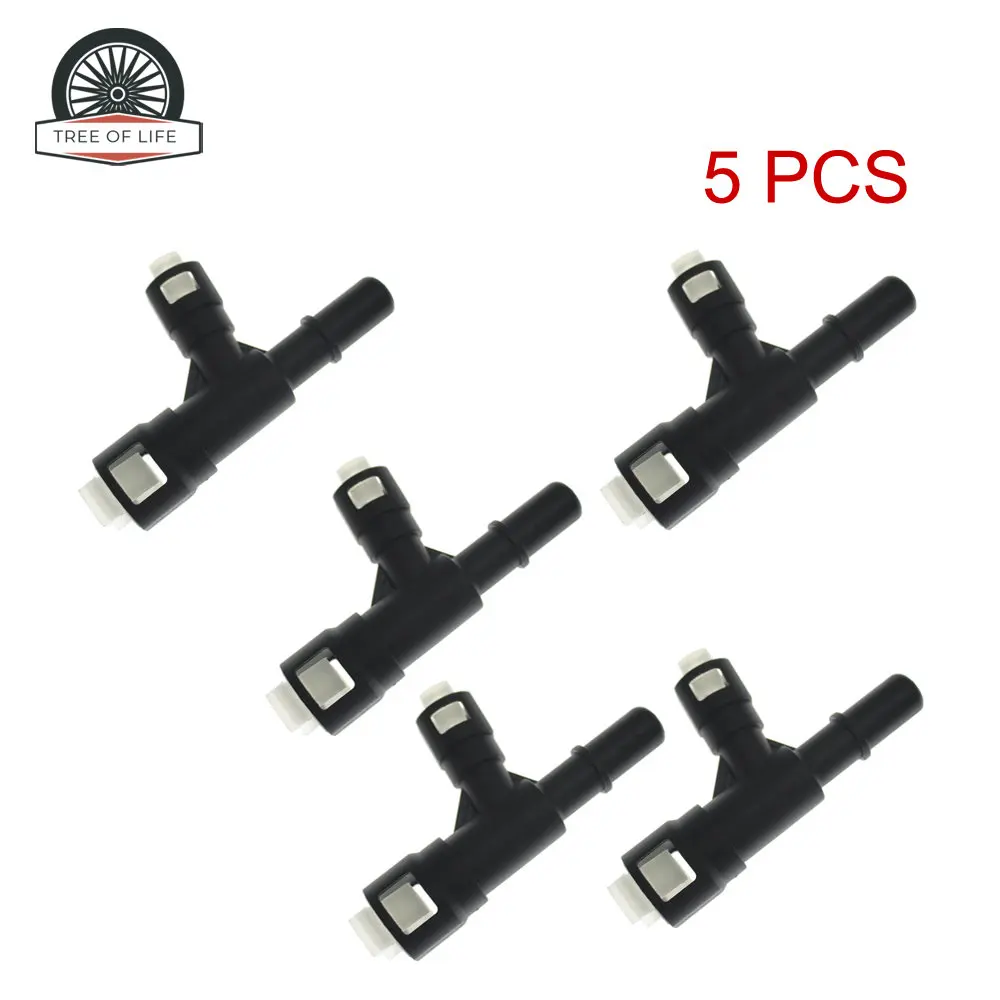 

5 pcs Heater Hose Connector 15055342 For Chevrolet Avalanche Silverado Suburban T-ahoe Cadillac Escalade GMC Yukon 800-414