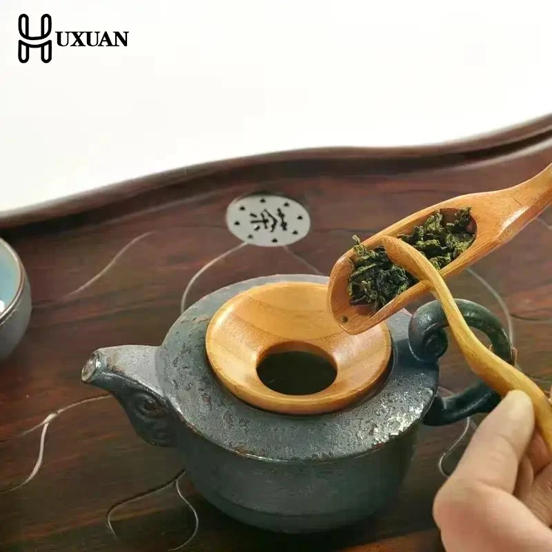 5 Pcs/set Gongfu Tea Ceremony Utensils Set Bamboo Teaspoons Tea Needle Tweezer Clips Strainer Tong Tube Teaware Ancient Art Tool