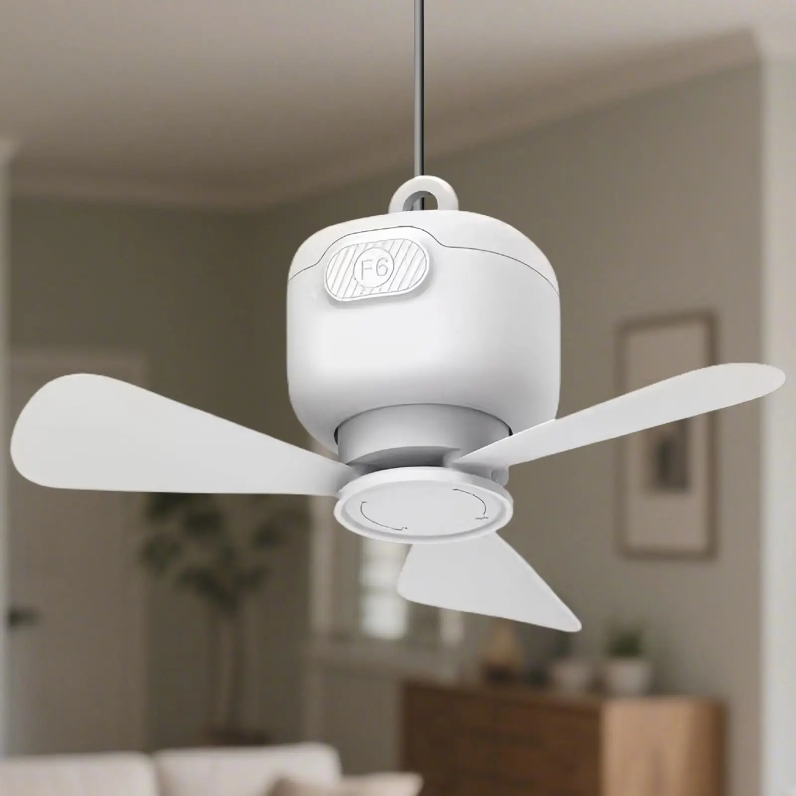 Canopy Ceiling Fan Hangable Ventilator For Gazebo 3-Speed Adjustable USB Ceiling Fan For Porch Tent RV Canopy Outdoors Gazebo