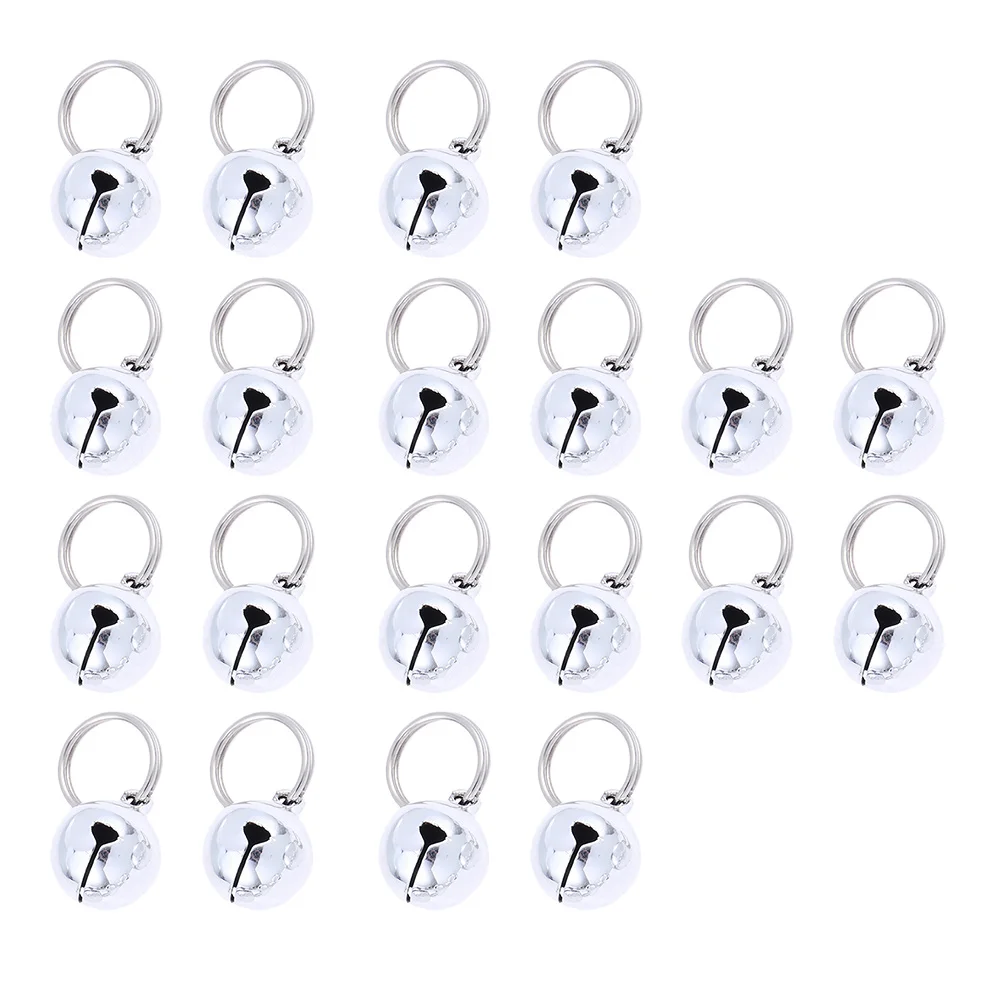 20 قطعة أجراس النحاس أجراس مفتوحة صغيرة 12 مللي متر حفل زفاف عيد الميلاد الحيوانات الأليفة طوق ديكور معلق لتقوم بها بنفسك جرس قلادة جرس ذاتي الصنع #3