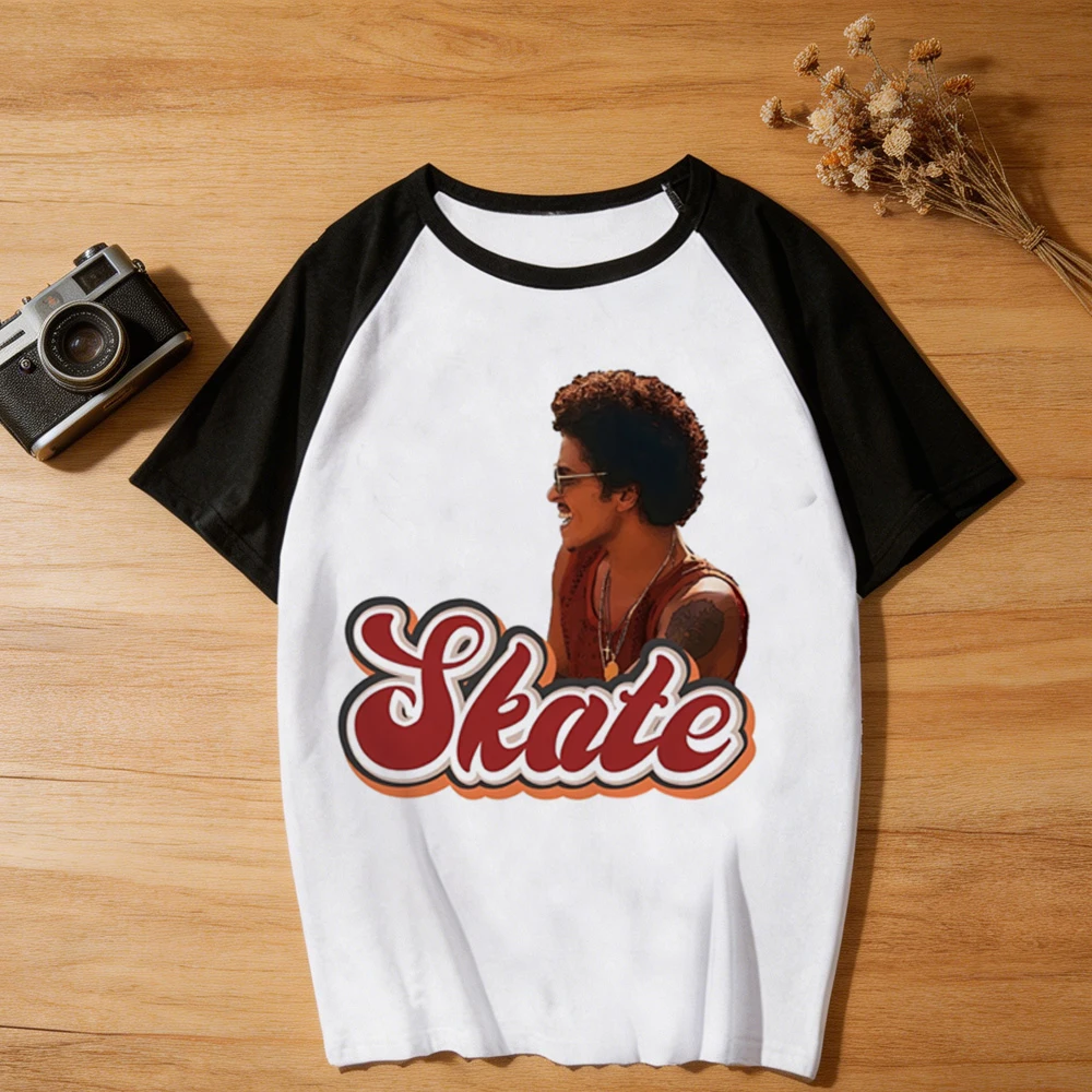 Bruno Mars t-shirt women 80s Psychedelic cheap dollette manga top tees 80s clearance sales japanese alternative  party