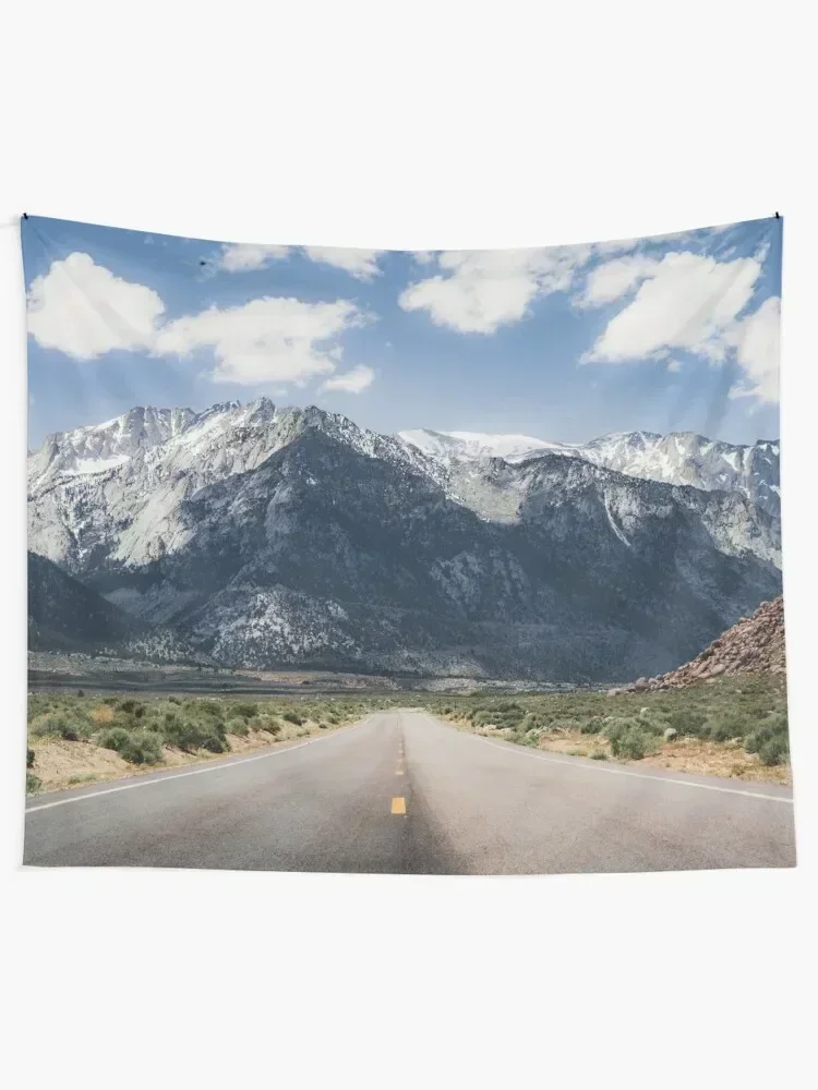 Open Road to Sequoia National Park Tapestry Japanese Room Decor Funny Tapestry