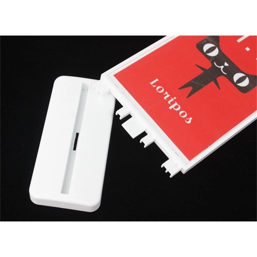 Uhoo Double Size Sign Holder Label Tag Fram T Table Desktop Signage Stand Poster Banner Frame Advertising Display Rack Pop