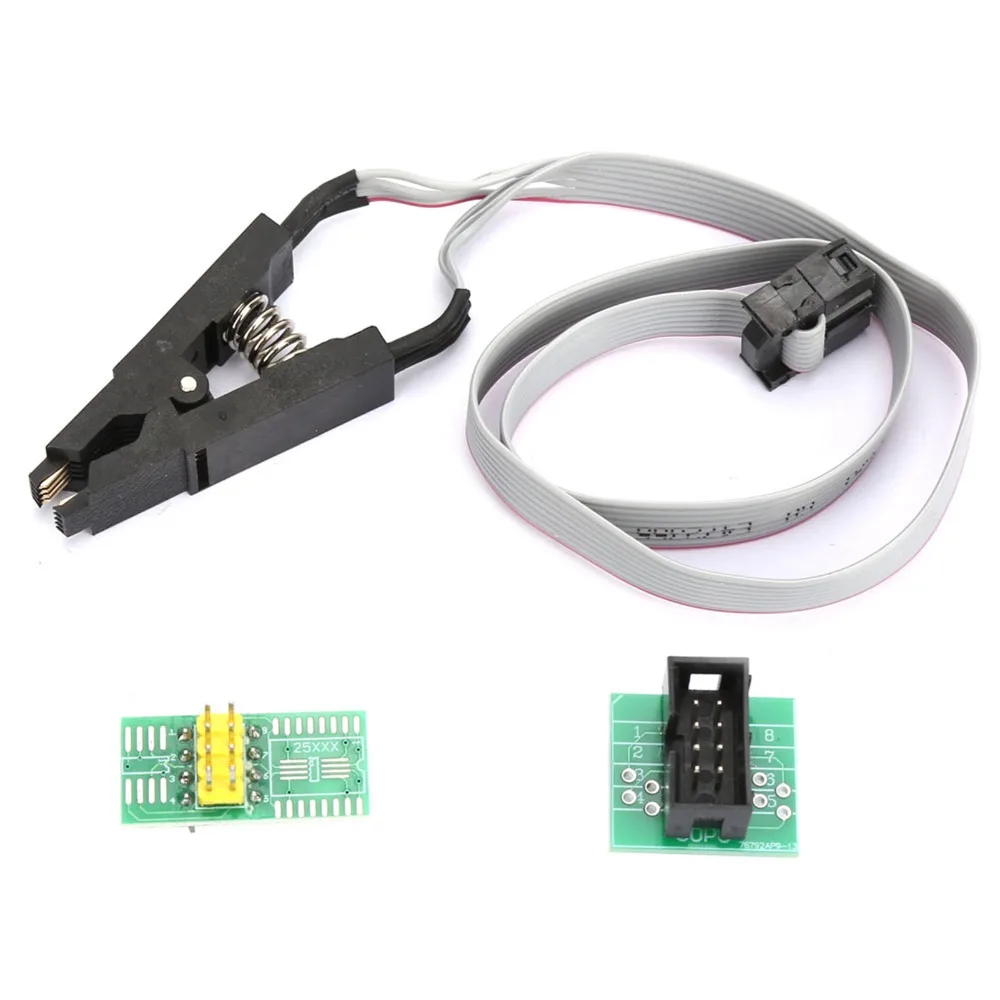 

with 2 Adapter Board Flash Chip IC Test Clip Adapter SOIC / SOP Pin SOIC 8 / SOP8 Clip Flash Chip IC Test Clip Adapter