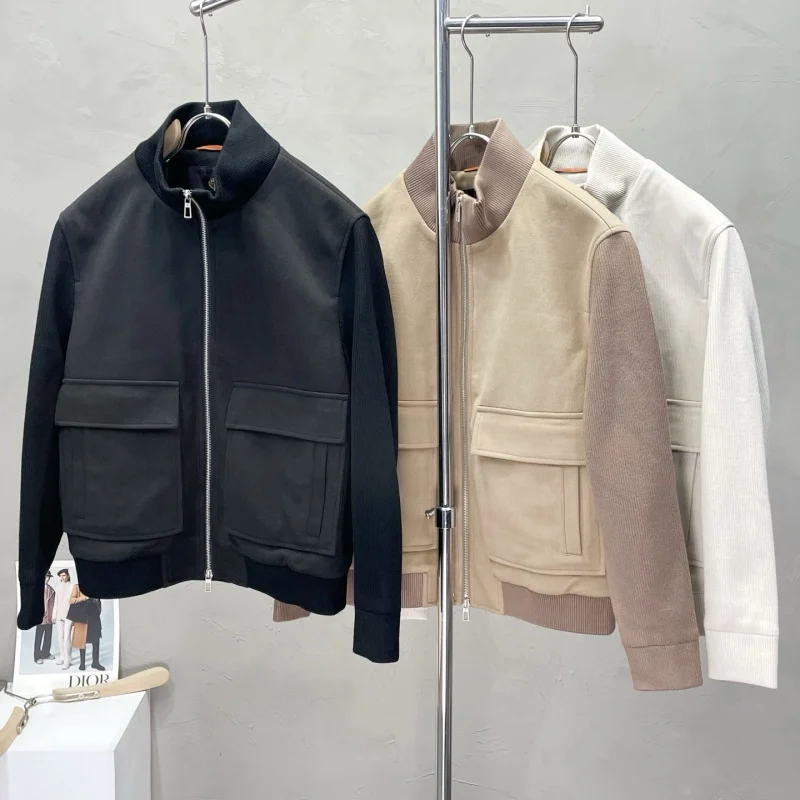 

Old Manfu Autumn/Winter Warmth-Resistant Soft and Comfortable High-Quality Men's Coat Jacket