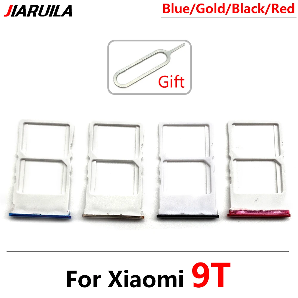 NEW Mobile Phone Sim Card Chip Slot Drawer For Xiaomi Mi 9T / Mi 9 / Mi 9 Lite SE SIM Card Tray Holder Adapter Accessories